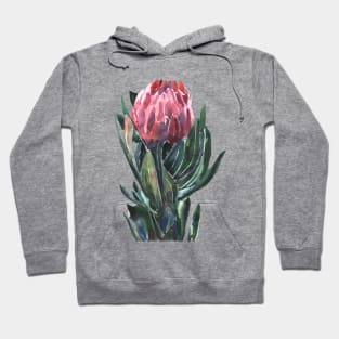 flower protea, watercolor picture Hoodie